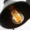 Подвесные лампы веревка ретро чертаж лампа Винтажные промышленные железные светильники для гостиной кофейки