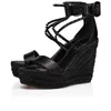 Women sandal s high heels Chocazeppa Spikes wedge sandals lady wedding party dress pumps s luxury design5488413