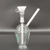 4.7inches White Starbucks Cup Glass bong Mini Water Pipes dap rig and Oil Rigs Glass Bongs Hookah Smoke