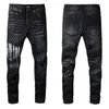 Designer Jeans Mens Denim Embroidery Pants Fashion Holes Trouser US Size 28-40 Hip Hop Distressed Zipper Trousers for Male 2024 Top Sell