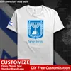 Israel israeliska country t shirt anpassade jersey fans diy namn nummer tshirt high street mode hip hop löst casual t shirt 220616