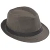 Unisex Beach Sun Straw Hats Fashion Summer Casual Trendy Panama Jazz Caps For Men Gangster Cap Women Cowboy Fedora Hat6990584