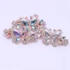 Women Luxury Crystal Rhinestones Butterfly Shape Hairpins Sweet Hair Clip Barrettes Fashion Hair Accessories