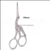 Hair Scissors Care Styling Tools Products Bird Hairdresser Vintage Crane Design Cutter Stainless Sharp Sewing Shears For Salons Use Drop D