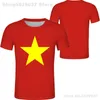 VIET NAM t shirt diy free custom made name number vnm t-shirt nation flag vn vietnam vietnamese country text print po clothes 220702