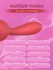 Artículos de belleza Vibrador 3 en 1 para mujer Consolador Forma de rosa Masturbador potente Lamiendo clítoris Estimulador de vagina Masaje de punto G Tienda de juguetes sexy