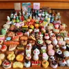 16 Miniature Dollhouse Food Supermarket Mini Snack Simulation Cake Wine Drink for Blyth Barbies Doll Kitchen Accessories Toy 220725