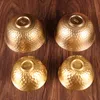 Tigela de bebida de bronze para martelo dourado espessado de tributo auspicioso 4 tamanhos gravando a copo de água benta Buda Bowl Home Decorativa Decorativa