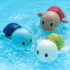 Summer Baby Bath Toys Shower Baby Clockwork Swimming Children Play Water Cute Little Duck Bathing Bathtub Toy For Kid Gifts