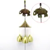 Deko-Objekte Figuren 40 % Retro-Elefant, Metall-Windspiele, rostfreie Glocken, Hof, Garten, Außendekoration, hängende Fenster, Balkon