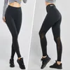 Abiti da yoga 2022 Plus Gym Pantaloni autunno inverno da donna Leggings elasticizzati neri a vita alta