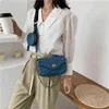 HBP Crossbody Bag Trendy Wavy listrado PU couro S para mulheres 2022 Chain ombro de grossa Bola elegante com bolsa de chaveiro 220727