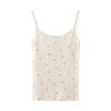 PUWD Slim Girls Y2K Sweet Floral Tank Tops Summer Fashion Ladies Vintage Short Cute Women Chic Top Holiday Streetwear 220318