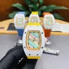 Watches Wristwatch Designer Luxury Mens Mechanical Watch Richa Milles Candy Marshmallow Bon Series for Men Brand Wristwatch