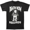 Śmieszna koszulka męska nowość Tshirt Death Row Records biała koszulka bawełniana koszulka męska moda letnia koszulka euro rozmiar 220506