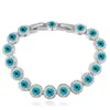 Mit Kristallen von Swarovski Charm Armbändern für Frauen Mode farbenfrohe berühmte Markenschmuckzubehör -25067 verschönert