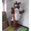 Performance Deer Mascot Costume Halloween Natal Fancy Party Dress Dress Cartoon Character Dit Suit Carnaval Unissex Adults Roup