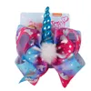 8 inch mode grote boog hoorn pluche bowknot haarclip kinderen babymeisjes verjaardag cadeau schattige haaraccessoires