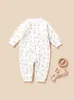 Zomer Baby Rompers Spring pasgeboren babykleding voor meisjes jongens lange mouw katoen jumpsuit baby kledingjongen kinderen outfits g220510