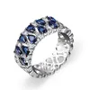 Wedding Rings RAKOL 2022 Blue Water Drop Cubic Zirconia Geometric For Women Trendy Brial Party Jewelry Bridal Dress Accessories Rita22
