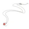 designer LOVE jewelry women Necklace luxury Double Heart Necklaces 925 silver Jewelry as gift with box 001