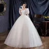 Other Wedding Dresses 2022 Shining Beading Simple Dress Puff Sleeve Backless Princess Ball Gown Plus Size Custom Made Vestido De Noiva