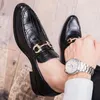 Brogue Men Shoes 2022 New PU Leather Casual Business Shoes Fashion Dress Classic Comfortable Slip on Spring Autumn Loafer Round Toe