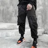 Pantalon homme Cargo pour homme Hip Hop Streetwear pantalon homme salopette été Joggers homme noir mode Harem vêtements homme