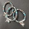 Brins de perles 2022 Pierre d'orchidée naturelle Arbre de vie Bracelets Chapelet Reiki Énergie de guérison Mala Yoga Perles Femmes Hommes Bijoux Lars22