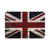 Tapis drapeau de l'union paillasson salle de bain imprimé tapis doux cuisine porte sol couloir Royaume-uni royaume pays tapis absorbant zone