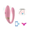 NXY Vibrators Adult Sex Toy Women Powerful u Shape Smart Phone Controlled Vibrator 0411