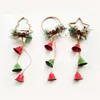 Other Event & Party Supplies Pcs Christmas Tree Decorative Craft Ornament Pendant 3 Bell With Bow Tie Pinecones Berry Home Decoration Access