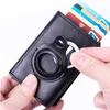 Card Holders High Quality Wallet Slim Minimalist Leather For AirTag Protective Case Shockproof Anti Scratch Fall Protection Shell Cover