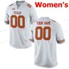 Nik1 costume 49 Ta'quon Graham 6 Devin DuVernay 6 Juwan Mitchell 6 Quandre Diggs Texas Longhorns College Mulher Mulheres Jersey Youth Jersey