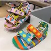 Ankomst Mini Melissa Children Sandaler Kids Beach Big Girl and Boy Fashion Jelly Shoes HMI083 220705