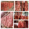 3/5/7L Manual Horizontal Sausage Stuffer Machine Stainless Steel Sausages Filling Machine Salami Meat Tool Handle Operated Enema Machines