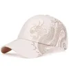 Fashion Men Ball Cap Dragon Pattern Handsome Duck Tongue Cap Cool Women Hats Hip Hop Y220402