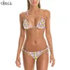 Sexy Cute Animal Bikinis Swimsuit 3D Print Little Yellow Duck Beach Women Straps Swimming Suit for Female Bikinis Set W220616