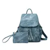 Mode Tassel ryggsäckväskor kvinnor väska handväska väska handväska skolväskor kompositbag pu läder axel resa