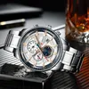 Montres pour hommes CURREN mode en acier inoxydable haut de gamme de luxe décontracté chronographe montre-bracelet à Quartz pour homme 220530