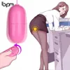 BPM Mulheres impermeáveis ​​Massagem de vibração único salto de bala ovo controle remoto vibrador clitoral g-spot stimulators sexy brinquedos