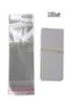 Bolsas de joyas bolsas 100pcs en blanco Kraft Paper Paper Packaging Collar Tarjetas de exhibición 45BC