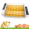 Novo automático 24 pintinho digital Incubadora de ovos de ovo Hatcher Controle de temperatura234m