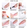 6W LED Lamp Full Manicure Quick Extension Gel Building Polygels Set For Nails Tool Kit 220812