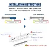 Светодиодные лампочки для светодиодов T8 4ft 36W 4680LM 6000K 5000K холодный дневной свет белый флуоресцентный флуоресцентный