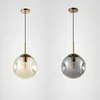 Lampade a sospensione Nordic Modern Simple Concave-convex Ball Glass Lights per salotto Camera da letto Comodino Bar Ristorante Lampadario creativoPendant