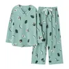 BZEL Ensembles de pyjamas pour femmes Plus Size Femme Nighty Casual Homewear Loungewear Cotton Sleepwear Cartoon V-Neck Pijama Pyjamas M-3XL 220329