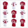 2022 piłka nożna George Kittle 85 Nick Bosa 97 Deebo Samuel 19 Trey Lance 5 Warner 54 Joe 16 Rice 80 Jersey czerwony biały czarny 49 szyte koszulki w nowym stylu