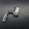 Quartz Thermal Banger Nail Unieke ontwerp roken accessoires met ca. 28mm od 10mm 14mm 18mm mannelijke dubbele buis voor glazen bong dab rigs waterpijp