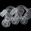 Smoke Nail Sandblasted Flat Top Terp Slurper Quartz Banger Nails 10mm 14mm Male For Dab Rigs Bong Water Pipes